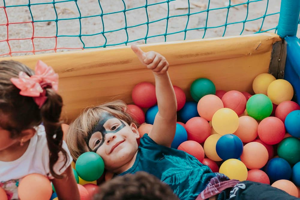 Illustrative stock photo of children playing